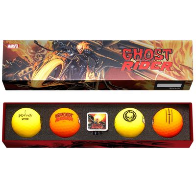 Volvik Marvel Golf Ball Gift Set (Ghost Rider)