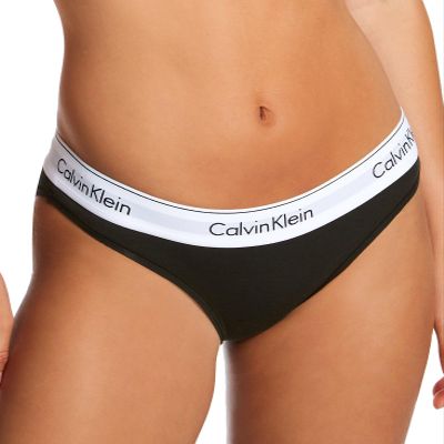 Calvin Klein Women's Modern Cotton Bikini Panty, F3787, Field Olive, XS
