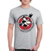 Steamboat Willie Life Preserver T-Shirt Funny Classic Cartoon Beach Vibe Mouse in a Lifebuoy Silly Retro Men's Tee Gray 3X-Large view 2