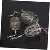 Mipcase 15pcs Bait Cage Fishing Basket Portable for Bait Fishing Easy to Use and Lightweight Design for Outdoor Enthusiasts view 3