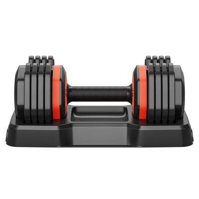 Adjustable Dumbbells Set,25lb Dumbbells with Anti-Slip Metal Handle for Exercise & Fitness Fast Adjust Weight for Full Body Workout Fitness