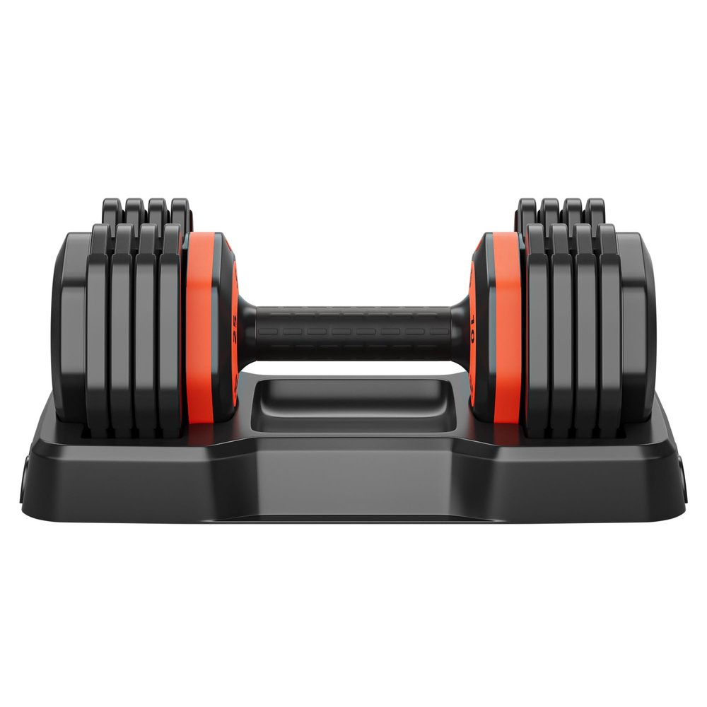 Adjustable Dumbbells Set,25lb Dumbbells with Anti-Slip Metal Handle for Exercise & Fitness Fast Adjust Weight for Full Body Workout Fitness