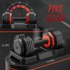 Adjustable Dumbbells Set,25lb Dumbbells with Anti-Slip Metal Handle for Exercise & Fitness Fast Adjust Weight for Full Body Workout Fitness view 3