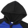 2 Piece Tracksuit Set for Men Athletic Workout Sweatsuit Full Zip Hooded Sweatshirt Coat Corset Leg Cargo Jogger Pant view 3