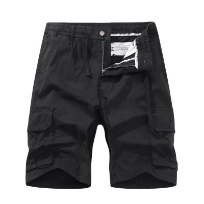 of Today Prime by Hour Mens Drawstring Shorts 5 Inch Inseam Casual Cargo Shorts Regular Fit Multi Pocket Cotton Shorts Outdoor Sport Shorts 7 inch Inseam Shorts Men Gym Black L