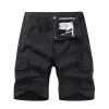 of Today Prime by Hour Mens Drawstring Shorts 5 Inch Inseam Casual Cargo Shorts Regular Fit Multi Pocket Cotton Shorts Outdoor Sport Shorts 7 inch Inseam Shorts Men Gym Black L view 1