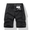 of Today Prime by Hour Mens Drawstring Shorts 5 Inch Inseam Casual Cargo Shorts Regular Fit Multi Pocket Cotton Shorts Outdoor Sport Shorts 7 inch Inseam Shorts Men Gym Black L view 2