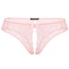 Avidlove Womens Sexy Floral Lace Briefs with Cute Bow Center Pink view 2