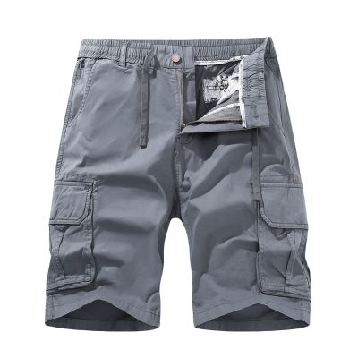 Prime Today Mens Drawstring Shorts 5 Inch Inseam Casual Cargo Shorts Regular Fit Multi Pocket Cotton Shorts Outdoor Sport Shorts Mens Shorts 8 inch Inseam Gray L