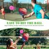 QUEMUIA Indoor Pickleball Balls,26 Holes Indoor Pickleballs USAPA Approved,4-Pack High Bounce Pickle Balls, Pickleball Gifts for Men or Women Pickleball Enthusiasts view 3