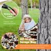 Outdoor Hammock for Camping Western Brown Cow Print Double Single Hammocks with 2 Tree Straps, Lightweight Portable Heavy Duty Nylon Hammocks for Backpacking Travel Beach Backyard Patio Hiking view 4