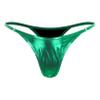 Freebily Women's Metallic Micro G-String Thong Underwear Bikini Knickers High Waist Sexy T-Back Briefs Green Medium view 1