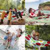 Outdoor Camping Hammock Ladybugs and Flowers Double Single Hammocks with 2 Tree Straps, Lightweight Portable Heavy Duty Nylon Hammocks for Backpacking Travel Beach Backyard Patio Hiking view 3
