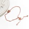 Oneress Women's Cute Turtle Bracelet with Adjustable Slide Bolo Clasp Box Jewelry Lady Gift for Her SJA4597 (Rose Gold) view 3