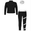Huimingda Kids Girls Figure Skating Outfit Shiny Ice Skating Jacket with Athletic Leggings Sets Performance Dancewear Silver A 8 Years view 2