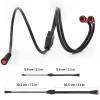 EDENCOMERS Electric Bicycle 1T2 Extension Cable Y-Split Extension Wire with Waterproof Connector for Ebike Light, Gear Sensor and Brake in Ebike Modification Kit (1T2 2pin 7"-2M1F) view 3