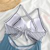 Womens Swimsuits Thong Monokini Cutout High Waisted Bathing Suit Criss Cross Tie Back Swimsuit Women Bathing Suits view 2