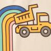 6 Apparel Short Sleeve Tees Cotton Casual Car Rainbow Graphic Crewneck Summer Top Clothes T Shirts (Beige, 12-24 Months) view 4