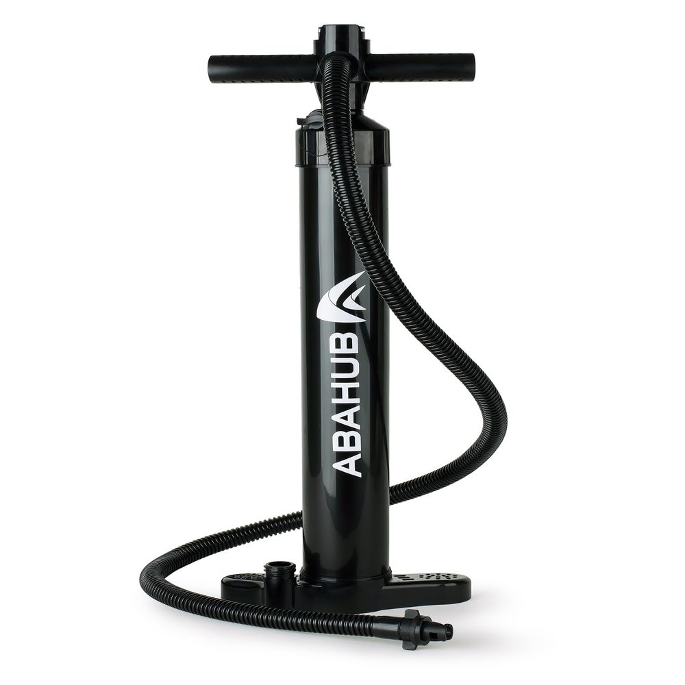 Abahub SURF Hand Pump for Inflating Stand Up PaddleboardsInflatable Paddle Boards or Kayaks - Dual Action High Pressure Pump with Gauge