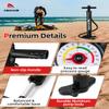 Abahub SURF Hand Pump for Inflating Stand Up PaddleboardsInflatable Paddle Boards or Kayaks - Dual Action High Pressure Pump with Gauge view 3