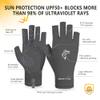 MOUNT TEC Womens Sunscreen Gloves UV Protection Sunblock Fingerless Gloves for Driving Riding Fishing Golfing Outdoor Activities (Charcoal,S) view 4
