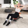 SPORFIT Ab Workout Machine, Height Adjustable Ab Rocker Trainer w/Ergonomic Curved Back, Cushioned Seat, Strong Spring Boost for Core Strength Training, Compact Sit Up Machine for Home Gym view 2