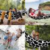 Cow Print Camping Hammock Outdoor Double Single Hammocks with 2 Tree Straps, Lightweight Portable Heavy Duty Nylon Hammocks for Backpacking Travel Beach Backyard Patio Hiking view 3