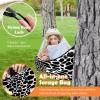 Cow Print Camping Hammock Outdoor Double Single Hammocks with 2 Tree Straps, Lightweight Portable Heavy Duty Nylon Hammocks for Backpacking Travel Beach Backyard Patio Hiking view 4