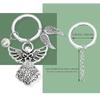 MAOFAED In Memory Of Mom Dad Gift Mother Father Memorial Gift Guardian Angel Keychain Remembrance Gift (father memory kr) view 2