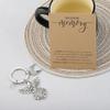 MAOFAED In Memory Of Mom Dad Gift Mother Father Memorial Gift Guardian Angel Keychain Remembrance Gift (father memory kr) view 3