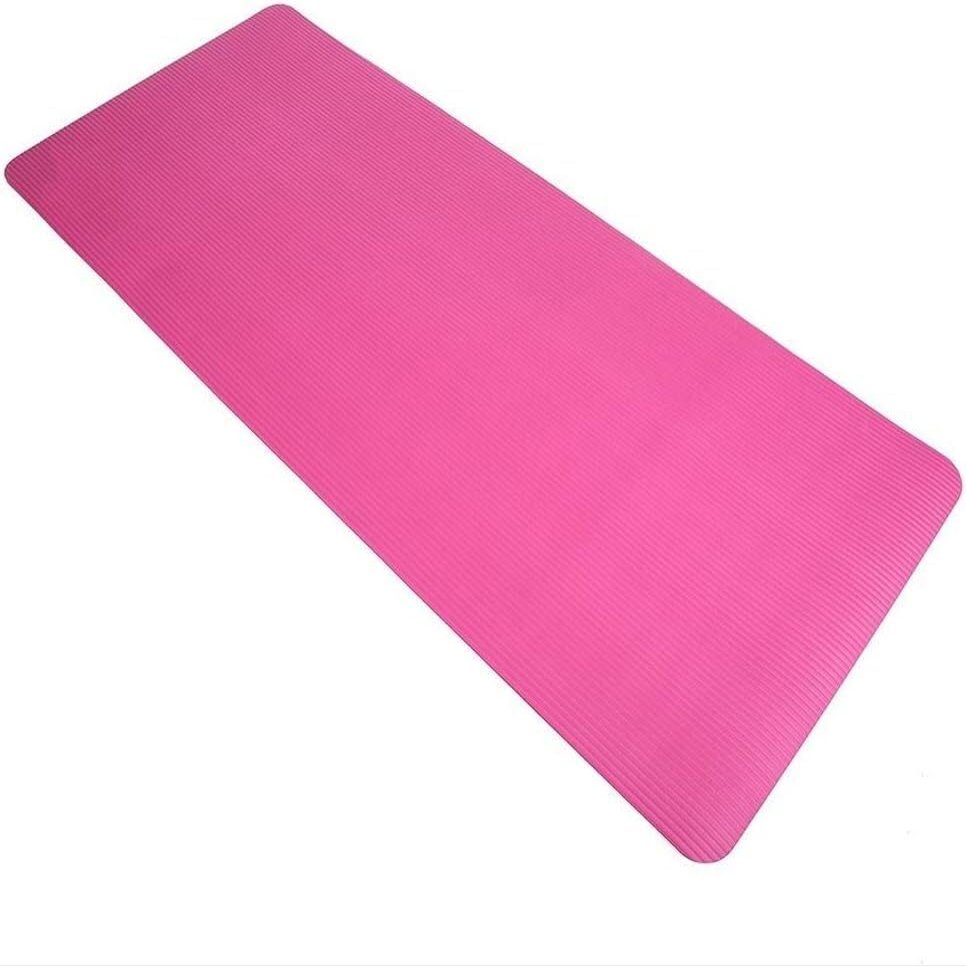 Yoga Mat Pilates Exercise Mat Sit-ups Stretching Push-ups Male Female Home Fitness Training Mat Wider And Thicker High Rebound Dance Mat (Size : Thickness is 10mm)
