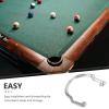Yardwe 6pcs Billiard Table Corner Pockets Aluminium Alloy Net Support Frame for Pool Table Accessories Practical Storage Holder for Billiard and Leisure Venues view 3