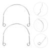 Yardwe 6pcs Billiard Table Corner Pockets Aluminium Alloy Net Support Frame for Pool Table Accessories Practical Storage Holder for Billiard and Leisure Venues view 4