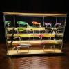 4Pcs Acrylic Fishing Lure Display Stands Clear Fishing Lures Easels For Baits Lure Display Fishing Lures Set Accessories Fishing Lure Display Holder view 4