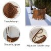 byplndgywj Bohemia Fringe Crossbody bag,Western Cowgirl Fashionable Pocket Hobo Country Everyday Shoulder Bags with Zipper (coffee color) view 4