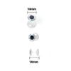 KTGCOZS Pack of 30 Fly Tying Realistic 3D Weightless Dumbbell Eyes DIY Fishing Lure Materials view 2