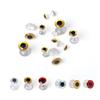 KTGCOZS Pack of 30 Fly Tying Realistic 3D Weightless Dumbbell Eyes DIY Fishing Lure Materials view 3