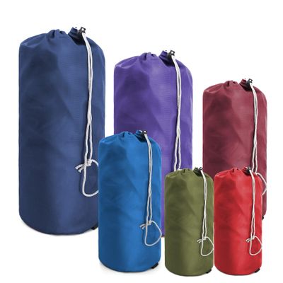 BeeGreen Stuff-Sacks-for-Travel-Backpacking 6 Pack with Dust Flap compression Ditty Bags for Outdoor Products Foldable Lightweight
