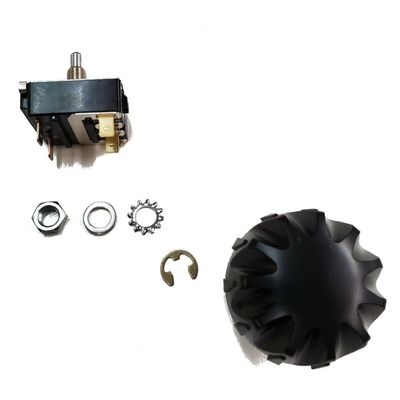 5 Speed Control Knob and 5 Speed Switch Combo Fits Minn Kota Trolling Motor Replaces 2884026 2280110
