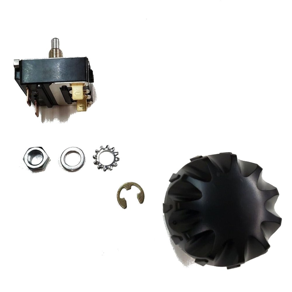 5 Speed Control Knob and 5 Speed Switch Combo Fits Minn Kota Trolling Motor Replaces 2884026 2280110