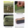 SXLINGDO Portable Cutlery Storage Bag, Camping Travel Cooking Utensils Organizer Travel Bag, Hanging Cutlery Organizer (Green), 42*17*12cm view 4