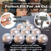 CCFREELIFE 150ct .68 Caliber Aluminum Balls, 68 Caliber Balls for Byrna SD/LE/TCR/MAX, for Salt Supply S2/Pistelle X-68, 7.3g, Reusable, Ideal for Practice Training view 2