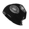 Rqwaaed Seal of American Samoa Eco-Chic Knit Hats Fashionable Functionality for Modern Living Black view 1