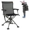 COSTWAY Folding Hunting Chair, 360 Silent Swivel Hunting Blind Chair w/Oversized Duck Feet & Padded Armrests, 400 LBS Load Capacity, Portable Ground Hunting Chair for Outdoor Fishing Camping view 1
