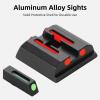TRSAIM No-Tritium Fiber Optic Red/Green Sights for Pistol Taurus G2C, PT111, G3 w/o, TX22, G2, 709, G2S, PT140, 740, Taurus G2C Accessories Sights Set,NOT for G3C (Green/Red Sights) view 2