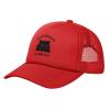 Fluff Around and Find Out Men's Vintage Mesh Trucker Hat Outdoor Sport Summer Baseball Cap Red view 2