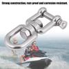 QANYEGN Stainless Steel Snap Shackle, Swivel s Snap Rolling Shackle Device, Jaw Swivel Snap Shackle for Tree Swing, Hammock Chair(12mm) view 3