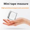 TEMKIN Tape Measures 2M Retractable Ruler Measure Tape Keychain Construction Tools Roulette Measuring Instruments Pocket Keyring Ruler Ruler view 2