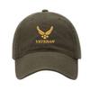 Baseball Cap Men Women AIR Force Veteran Embroidered Unisex Classic Adjustable Strapback Dad Hat (7 1/2,Green) view 1