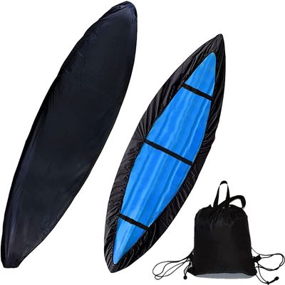 Boat Covers Waterproof Kayak Cover, 420D Oxford Cloth Dust Sunblock & UV Wind Protection Canoe Cover for Indoor/Outdoor Storage, Fits Kayaks, 8 Sizes (Color : 5.6~6.0m/18.4~19.7ft)